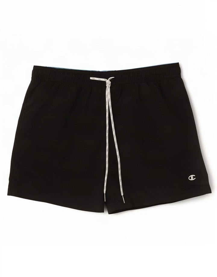Pantaloni scurți de înot Champion pentru bărbați, poliamidă neagră mică