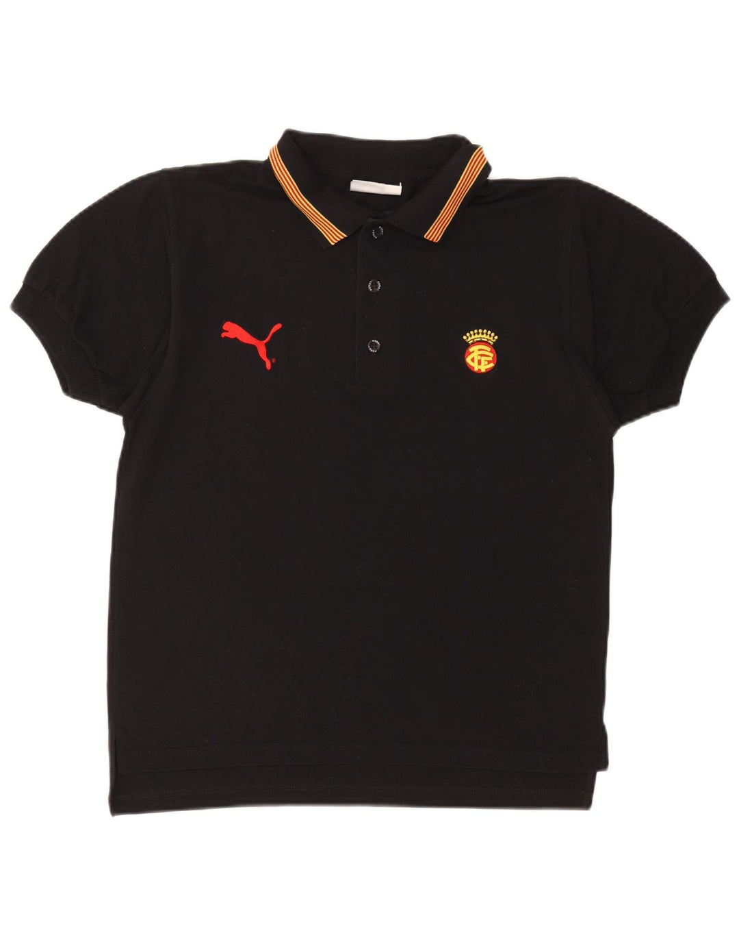 Tricou polo PUMA pentru bărbați, bumbac negru mic