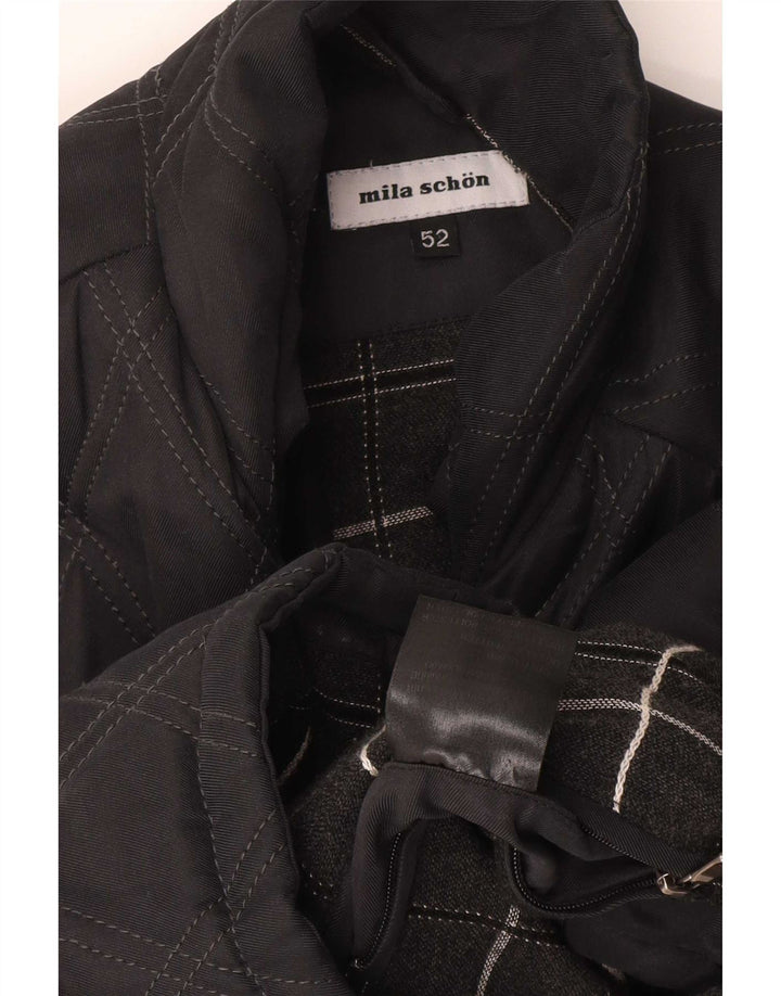 Gilet căptușit pentru femei Mila Schon EU 52 4XL Poliester negru