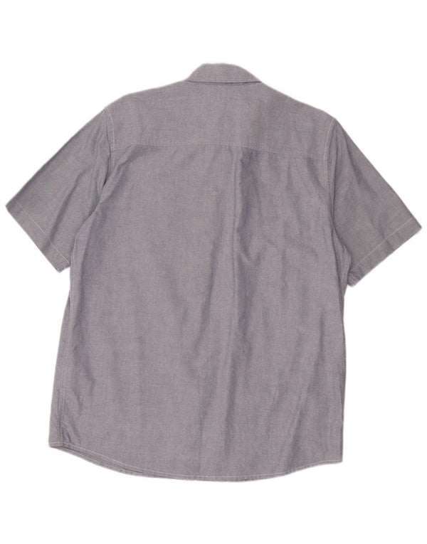 Cămașă cu mânecă scurtă pentru bărbați Carhartt XL, albastru, bumbac floral