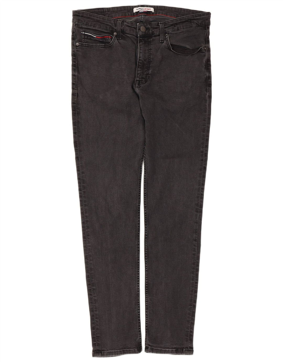 Blugi slim pentru bărbați Tommy Hilfiger W36 L30 bumbac negru