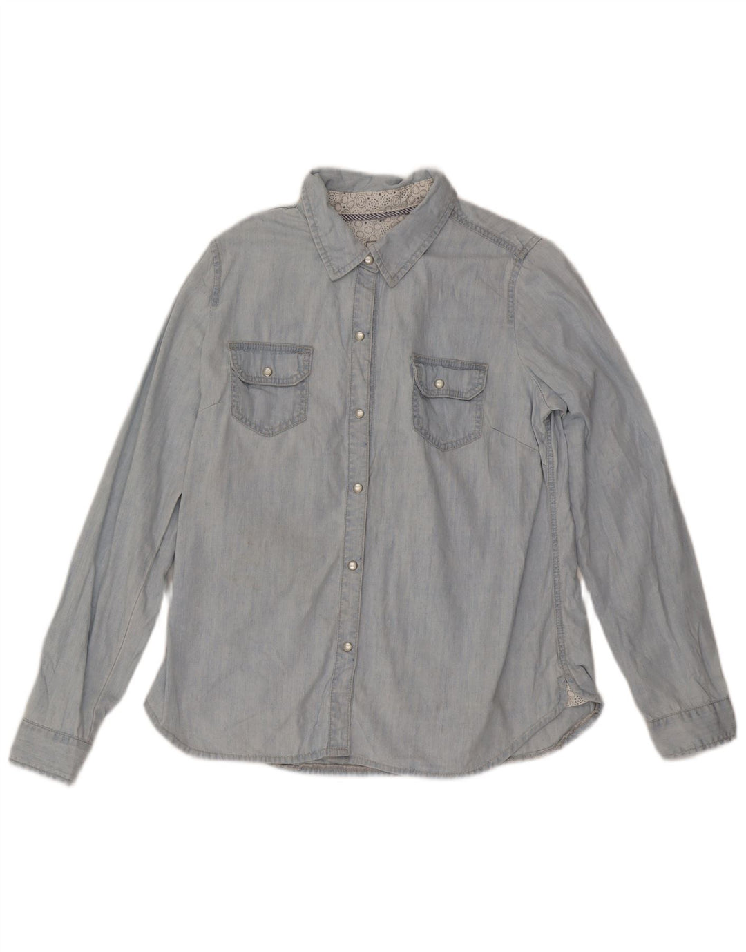 Cămașă denim pentru femei Fat Face UK 16, mare, albastru, bumbac