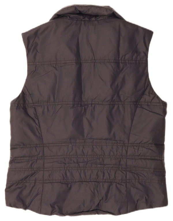 Gas Womens Gilet căptușit UK 14 Medium Bleumarin Poliester