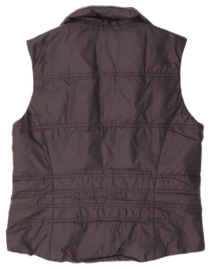 Gas Womens Gilet căptușit UK 14 Medium Bleumarin Poliester