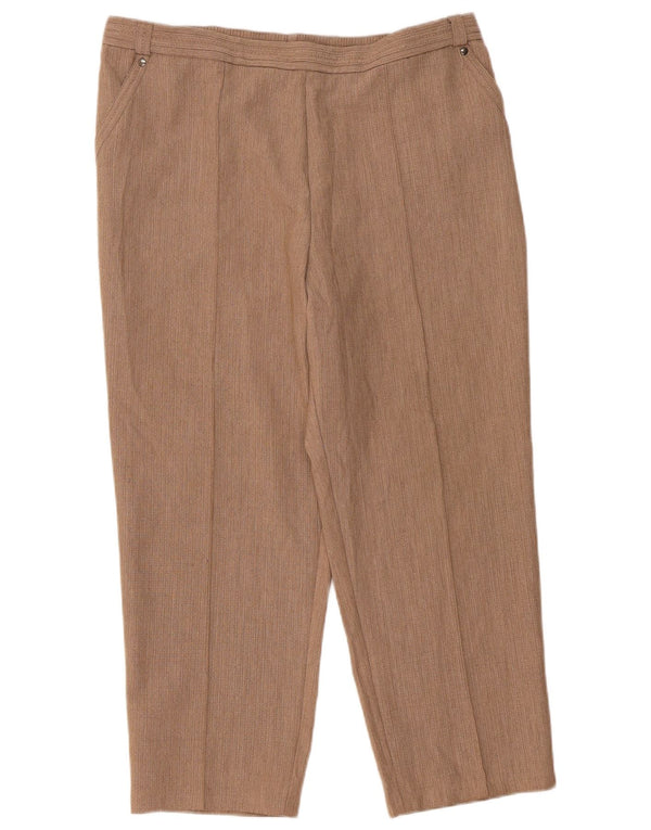 Pantaloni casual conici pentru femei Marks & Spencer UK 18 XL W36 L26 maro