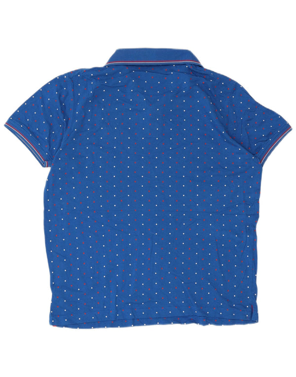 Tricou polo pentru bărbați Harmont & Blaine, bumbac cu buline, XL, albastru
