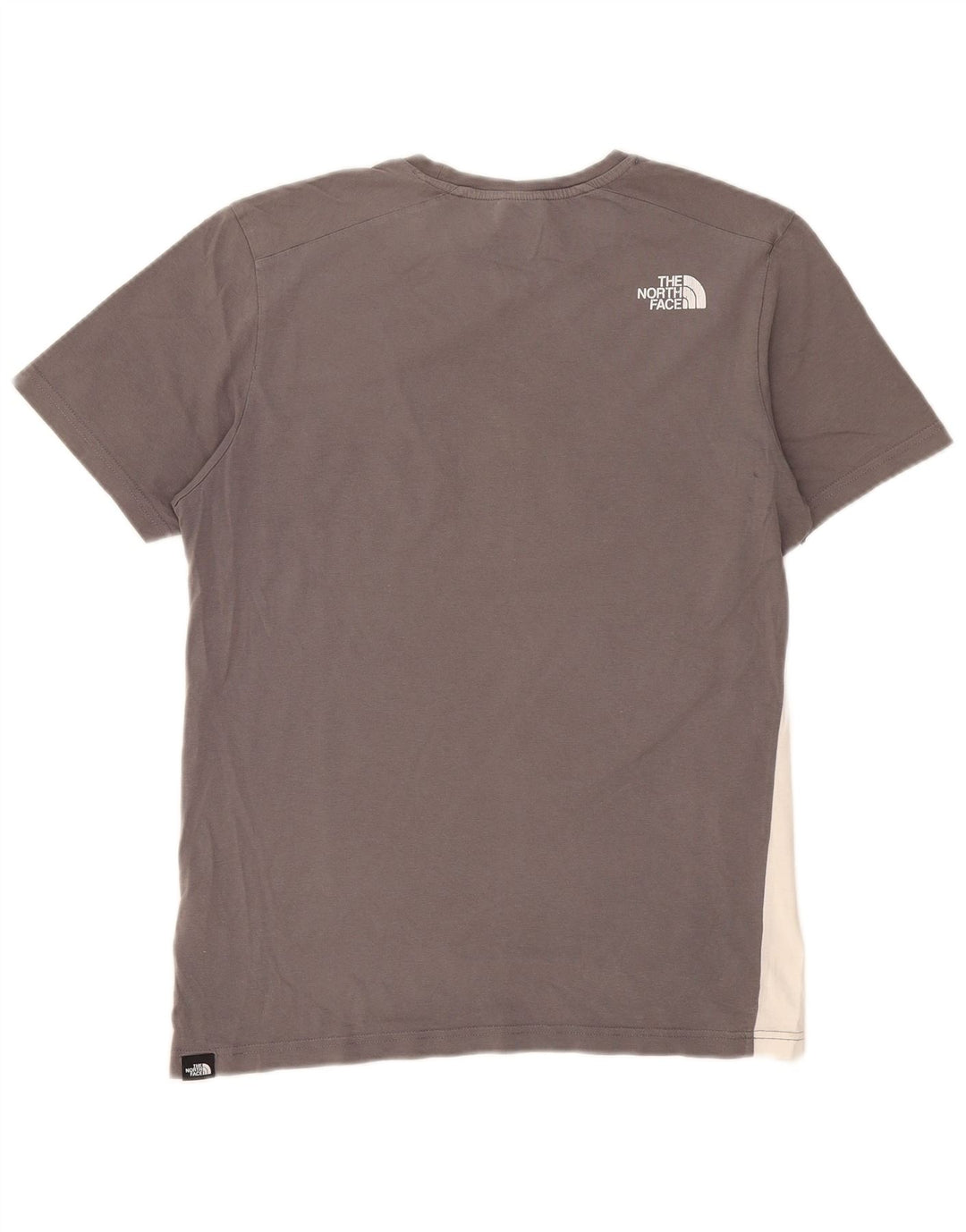 Tricou cu grafică obișnuită The North Face pentru bărbați Top mic, gri, color block