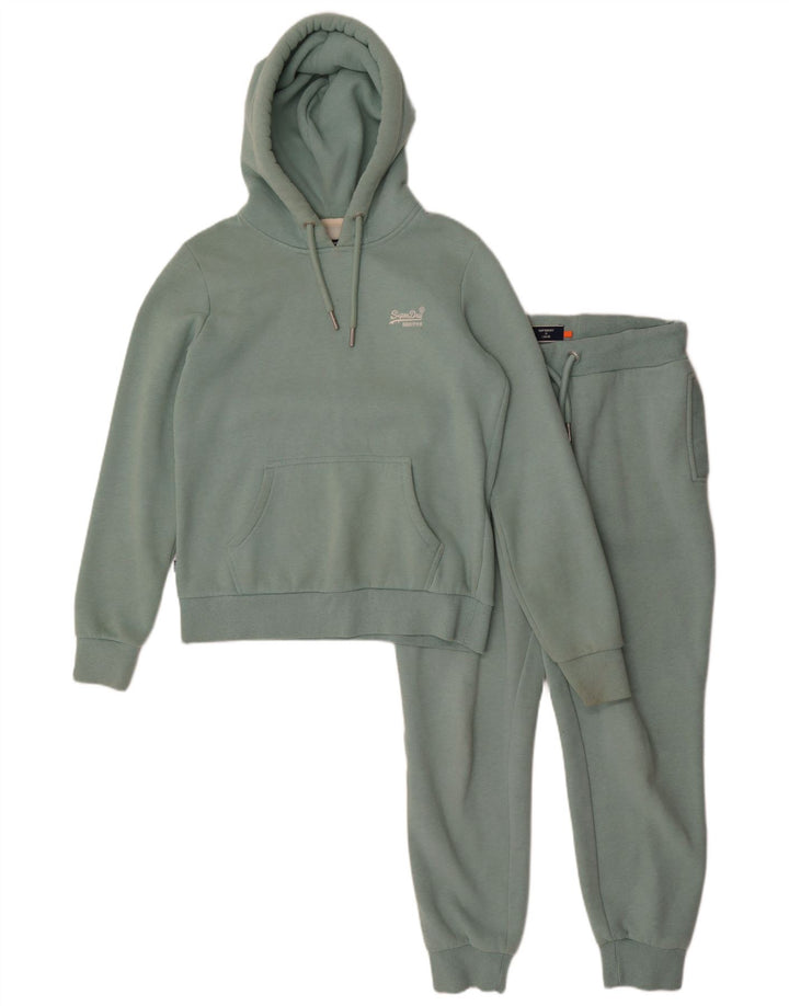 Trening supradimensionat pentru femei Superdry UK 10 Bumbac verde mic