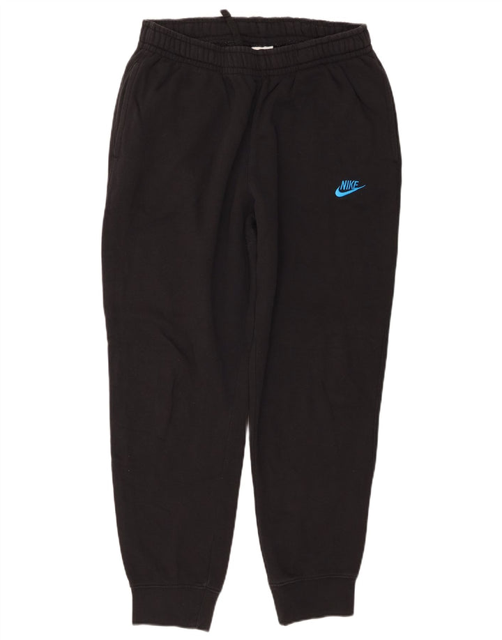 Pantaloni de trening Nike pentru bărbați Joggeri, bumbac mediu negru