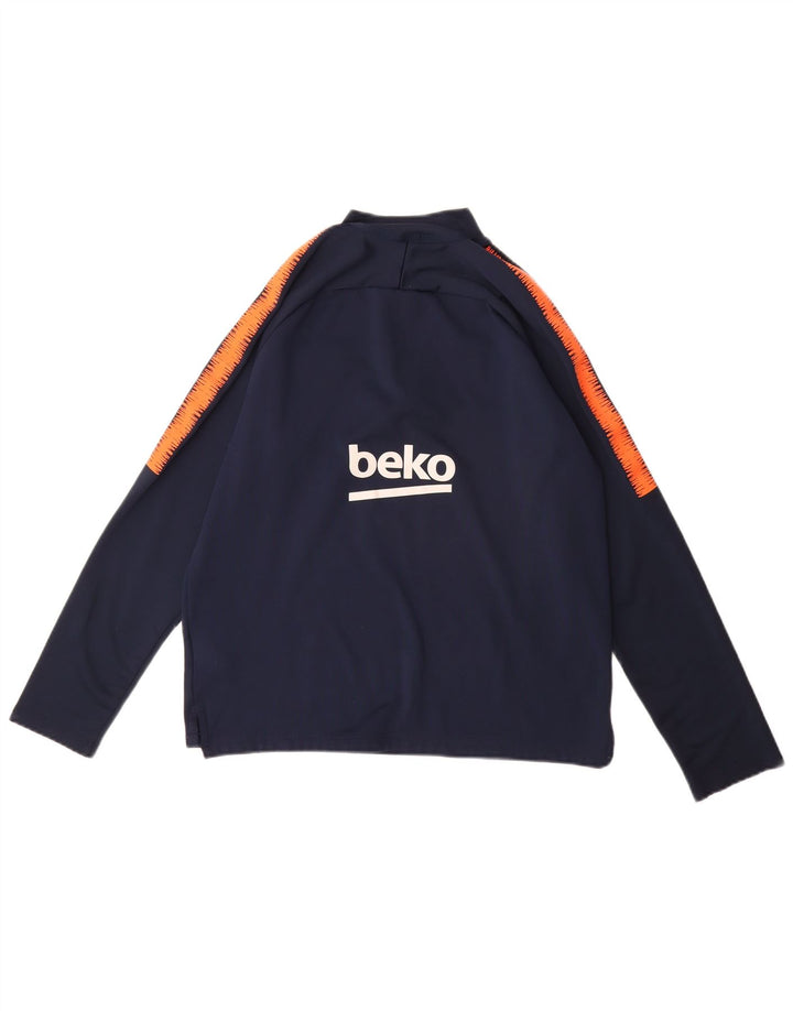 Trening cu pulover grafic NIKE pentru băieți, 13-14 ani, color block, albastru bleumarin