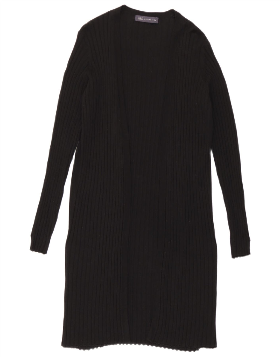 Pulover cardigan deschis pentru femei Marks & Spencer UK 10 Mic Negru
