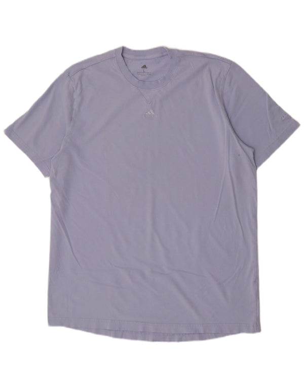 Tricou pentru bărbați Adidas Top mare violet din bumbac