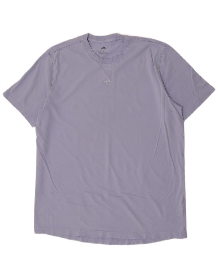 Tricou pentru bărbați Adidas Top mare violet din bumbac
