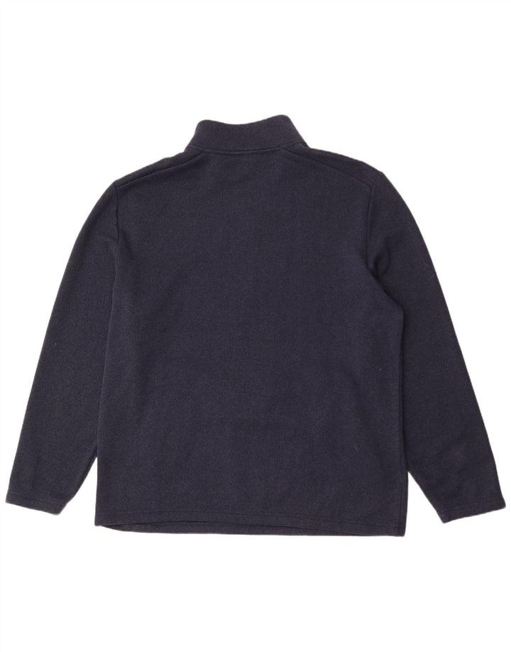 Pulover pentru bărbați Rohan, cu fermoar, cu gât, XL, poliester bleumarin
