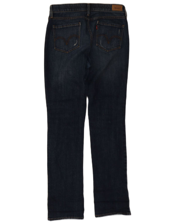 Blugi drepti pentru femei Levi's US 6 Medium W28 L32 Bumbac bleumarin