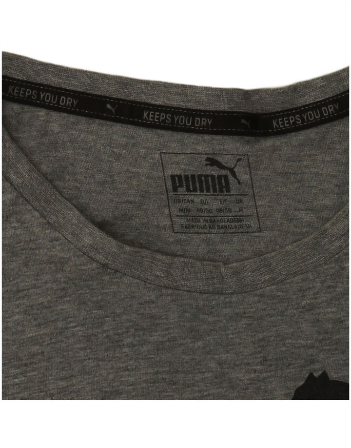 Tricou grafic Puma pentru bărbați Top Medium Gri