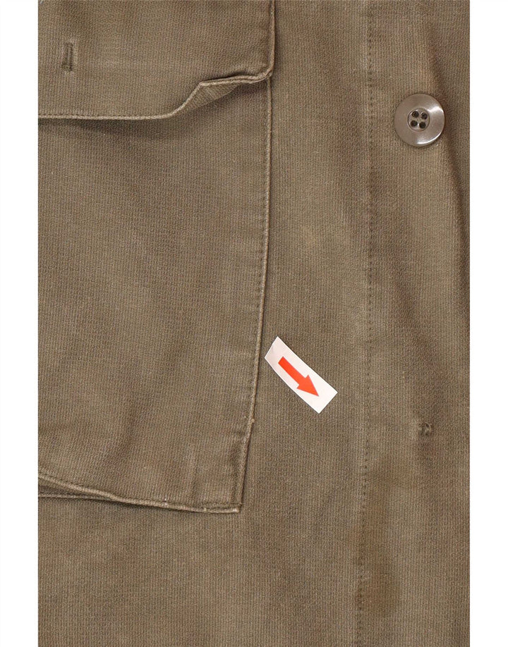 Jachetă militară vintage pentru bărbați UK 40 Large Khaki