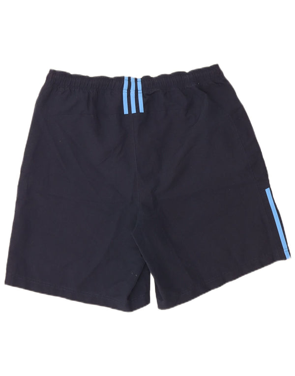 Pantaloni scurți sport pentru bărbați Adidas, mari, albastru, poliester