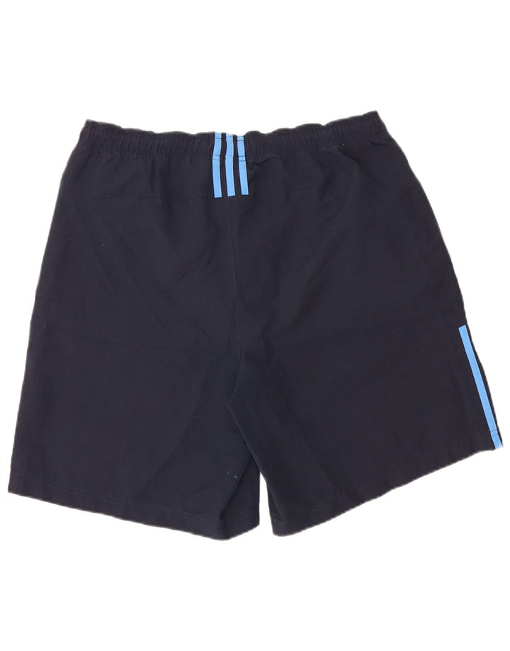 Pantaloni scurți sport pentru bărbați Adidas, mari, albastru, poliester