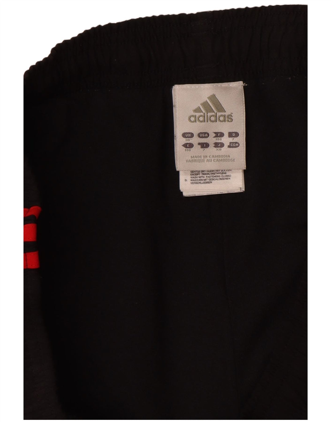 Pantaloni de trening pentru bărbați Adidas Pantaloni de jogging, mari, negru, poliester