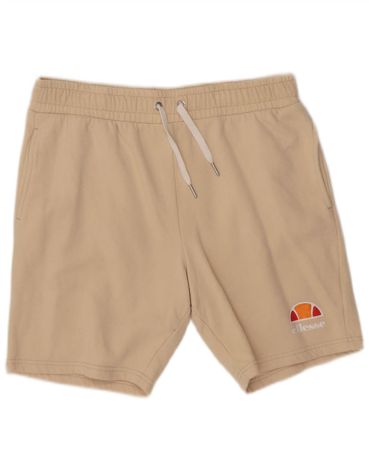 Pantaloni scurți sport Ellesse pentru bărbați, bumbac mediu bej