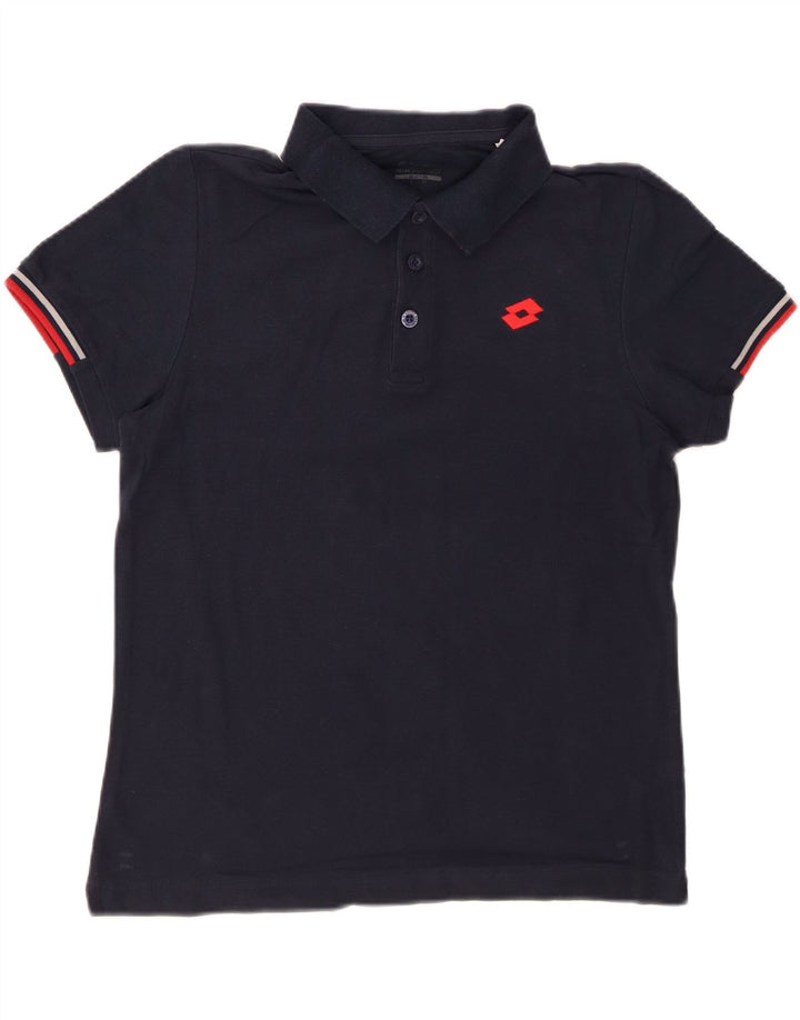 LOTTO Mens Polo Shirt Small Navy Blue