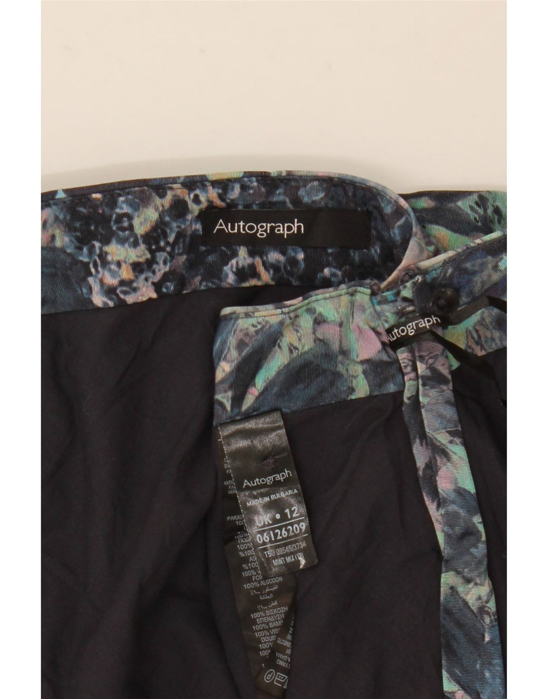 Fusta creion pentru femei Marks & Spencer UK 12 Medium W30 Multicolor
