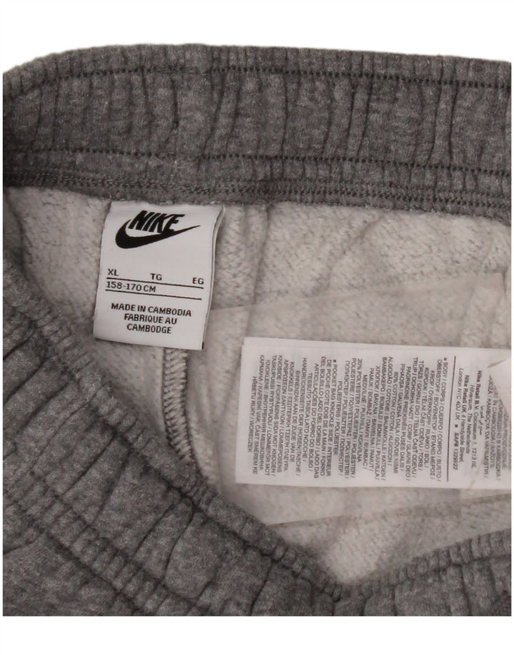 Pantaloni de trening cargo NIKE pentru băieți, pantaloni de jogging, 13-14 ani, XL, gri pete