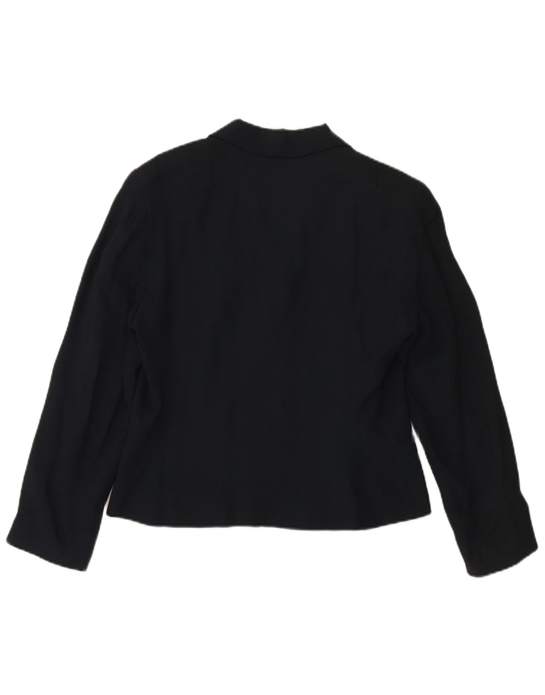 MARELLA Jachetă Blazer pentru femei cu 4 nasturi UK 16 mare, albastru bleumarin, viscoză