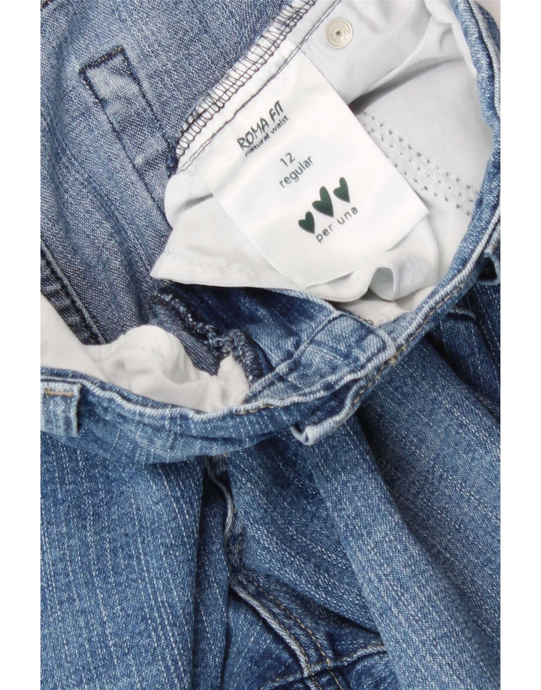 Marks & Spencer Blugi pentru femei Per Una Bootcut UK 12 Medium W30 L29 Albastru