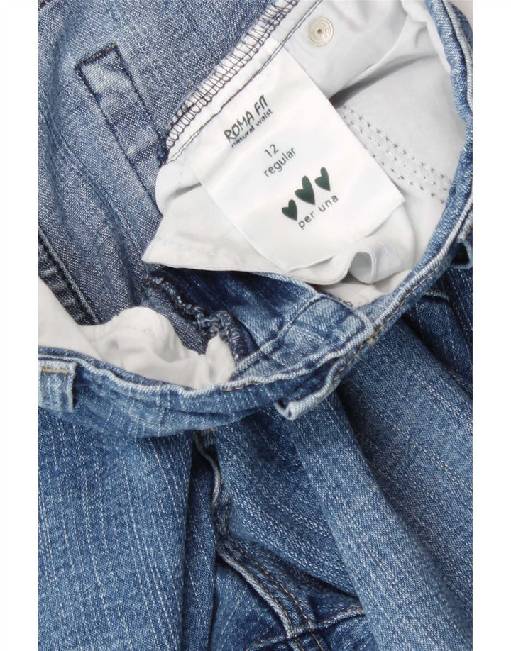 Marks & Spencer Blugi pentru femei Per Una Bootcut UK 12 Medium W30 L29 Albastru