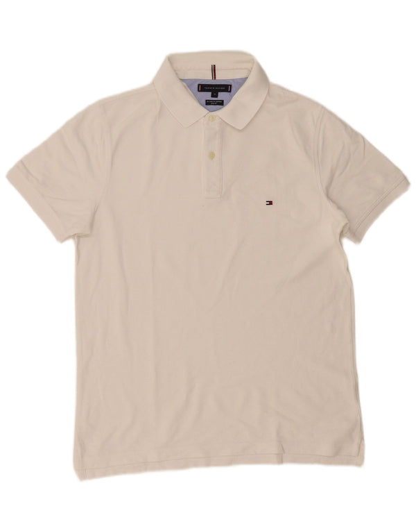Tricou polo Tommy Hilfiger pentru bărbați, XL, alb, bumbac