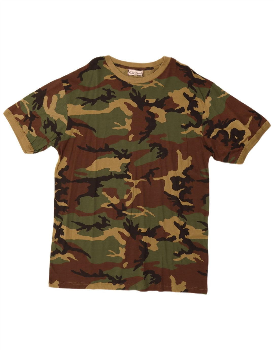 ESSE EMME Tricou pentru bărbați Top 2XL Kaki Camuflage Bumbac