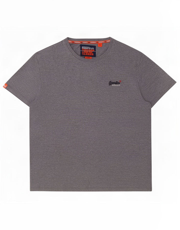 Tricou Superdry pentru bărbați Top mare bumbac gri
