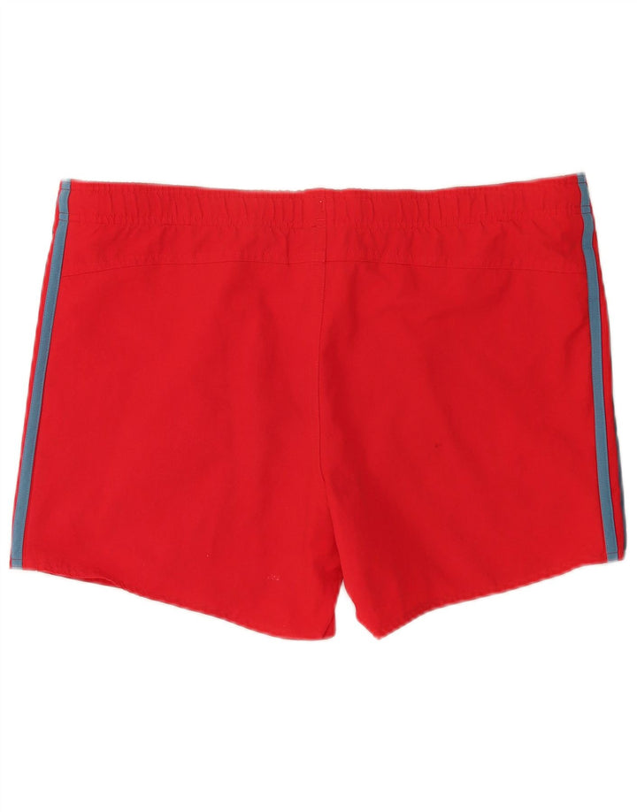 Pantaloni scurți sport pentru bărbați Adidas, nailon roșu mediu