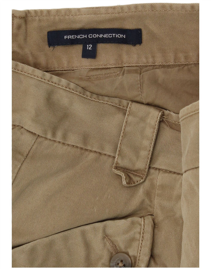 Fusta mini pentru femei French Connection UK 12 Medium W30 Khaki