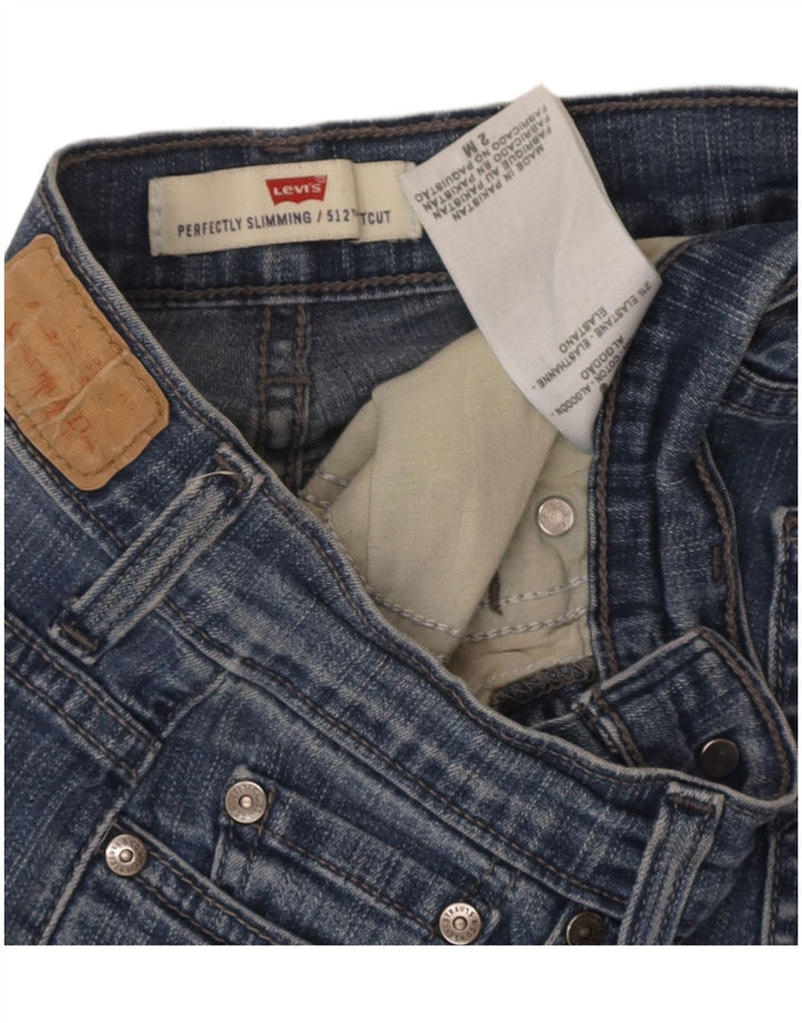 Blugi Levi's 512 Perfectly Slimming Bootcut W26 L30, bumbac albastru