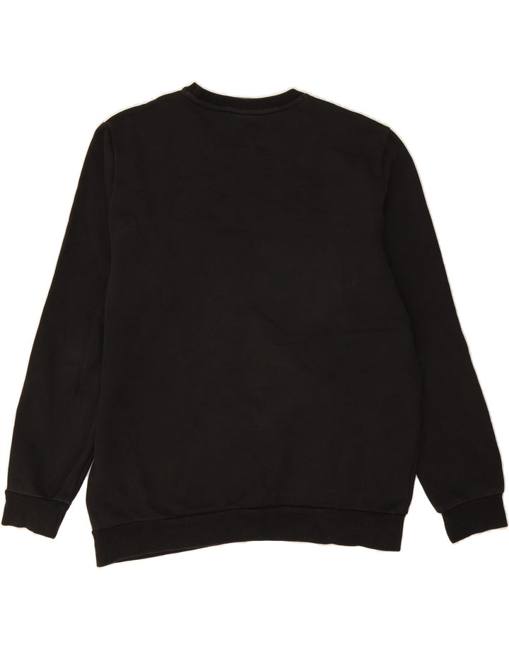 PUMA Mens Graphic Sweatshirt Jumper Large Black Cotton Vintage Puma and Second-Hand Puma from Messina Hembry 