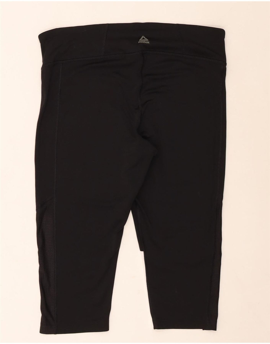 Leggings Capri REEBOK pentru femei UK 20/22 XL, poliester color bloc negru