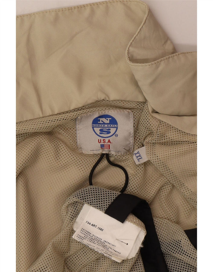 Jachetă de ploaie North Sails pentru bărbați UK 44 2XL Bej Poliamidă