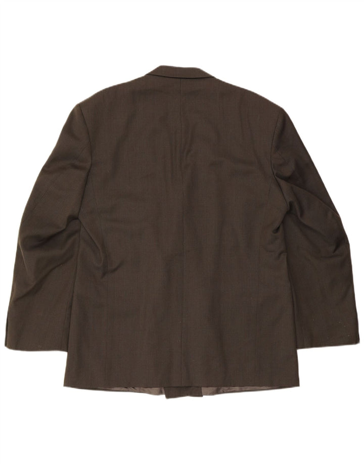 Marks & Spencer jachetă pentru bărbați cu două piepturi, UK 44 XL, verde check