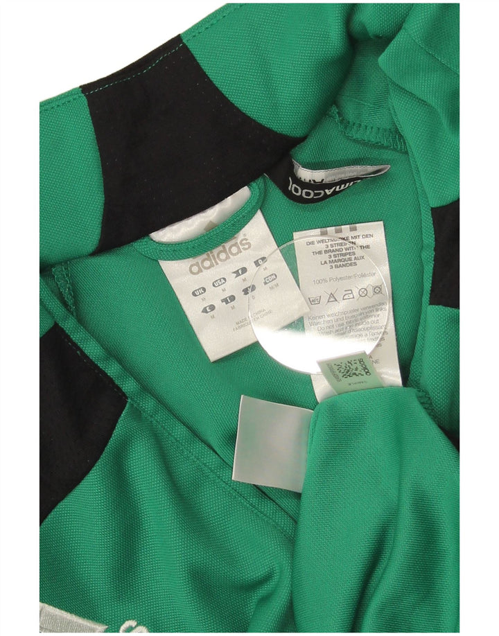 Top de trening Adidas Climacool Pullover pentru bărbați, verde mediu, colorblock