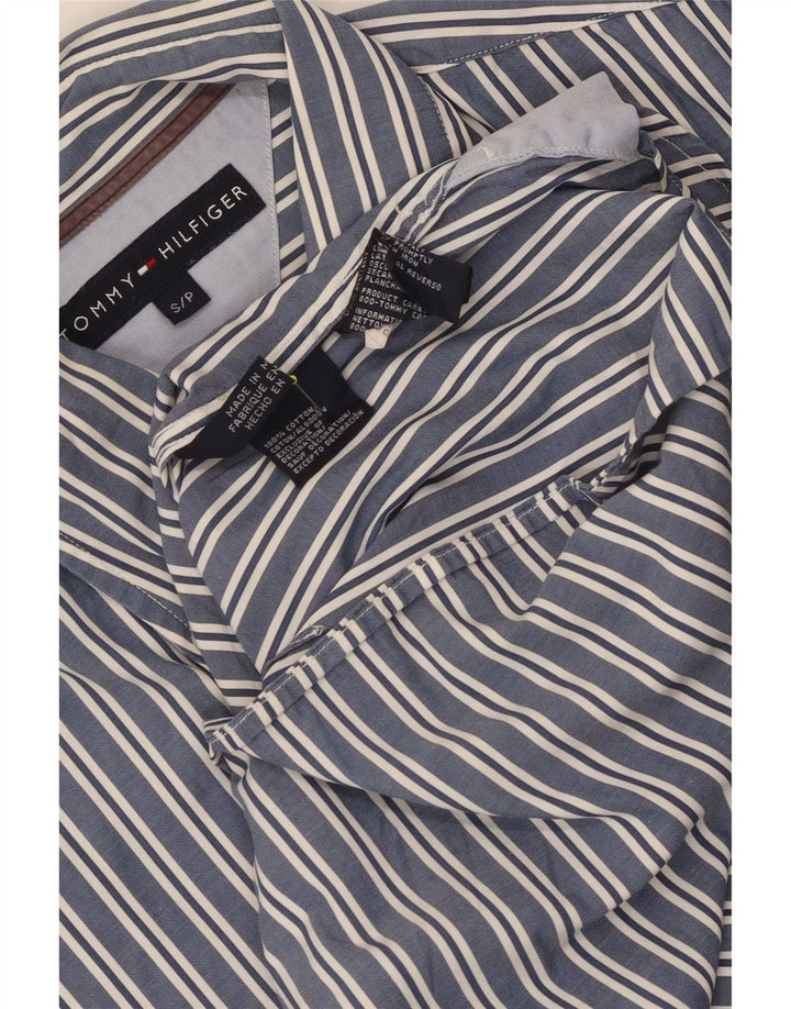 Cămașă pentru bărbați TOMMY HILFIGER Bumbac cu dungi albastre mici