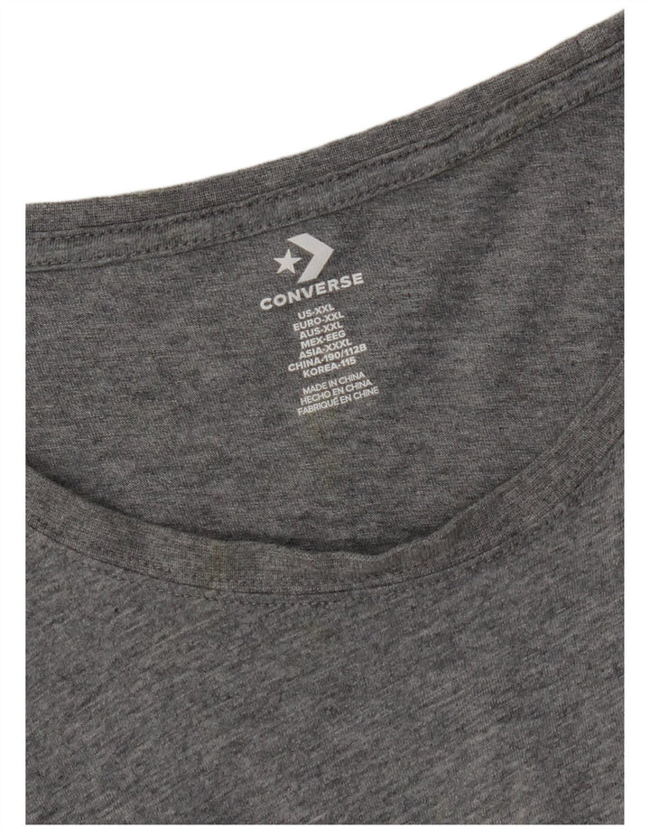 Tricou Converse pentru bărbați Top 2XL gri