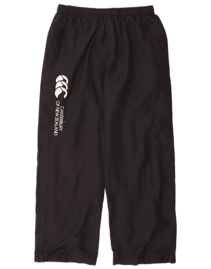 CANTERBURY Pantaloni de trening grafic pentru bărbați UK 16 Poliester negru mare