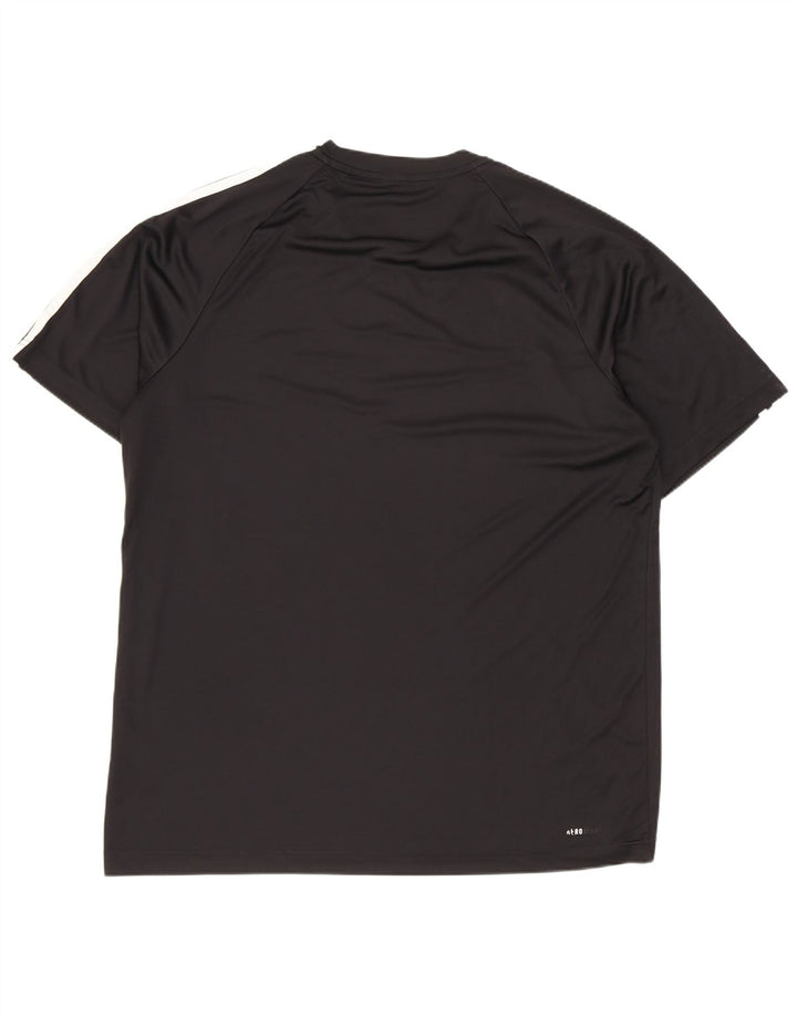 Tricou pentru bărbați Adidas Top mare, negru, poliester sport