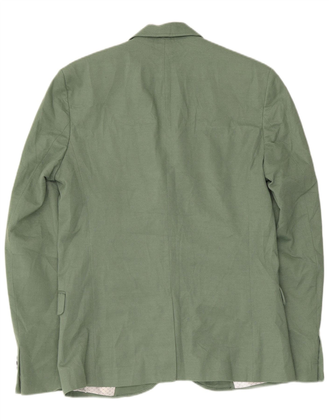 Blazer pentru bărbați ZARA cu 2 nasturi, UK 40, verde mare
