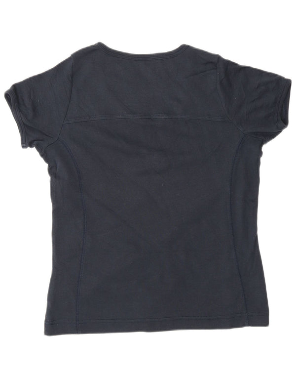 Tricou pentru femei Champion Easy Fit Top UK 10 mic, bleumarin, bumbac