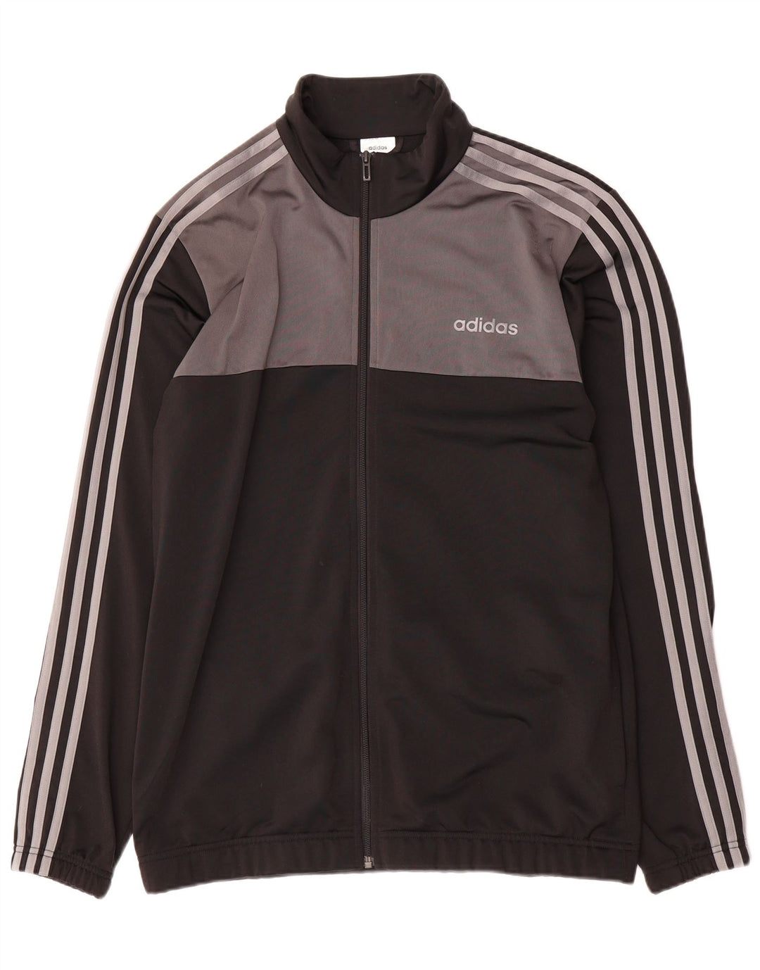 Jachetă de trening Adidas pentru bărbați Marea Britanie 44/46 Poliester color bloc negru mare