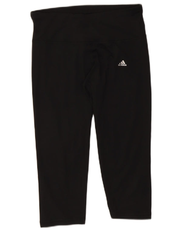Leggings Adidas Climalite Capri pentru femei UK 12/14 Poliester mediu negru
